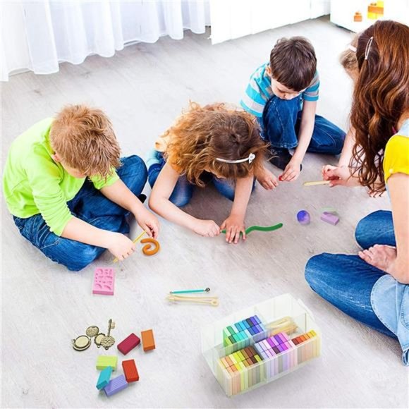 80 Colors Polymer Clay with Tools and Accessories Non-Stick, Non-Toxic for Kids - Picture 7 of 7